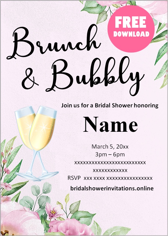 free bridal shower invitations