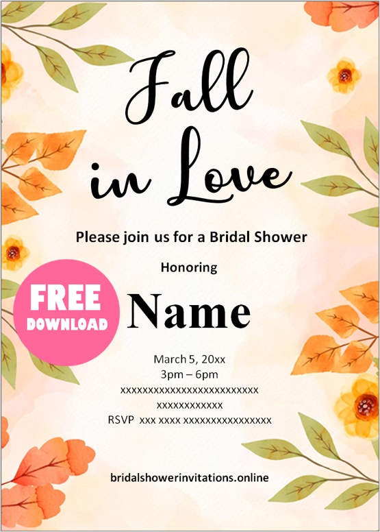invitations bridal shower