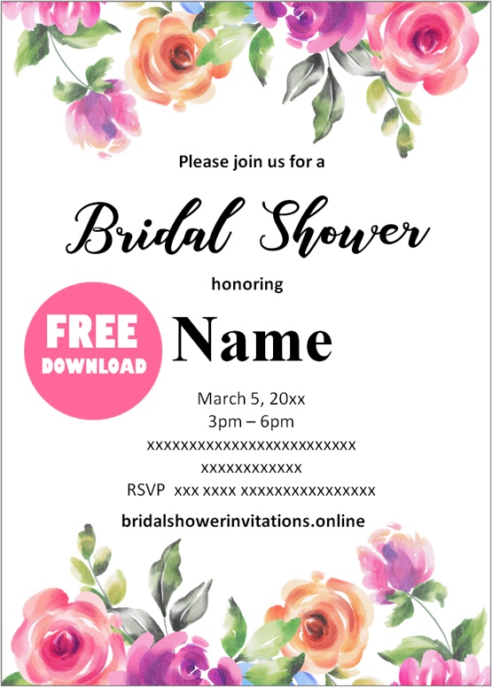 bridal shower invitations