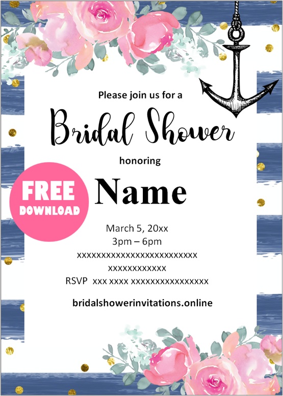 shower invitations bridal