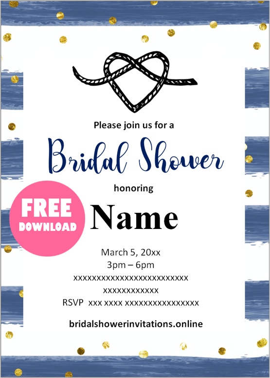 homemade bridal shower invitations