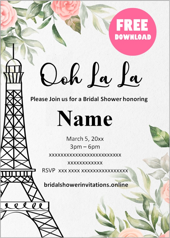 bridal shower invitations