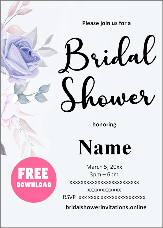do it yourself bridal shower invitations