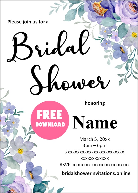 invitations for bridal shower