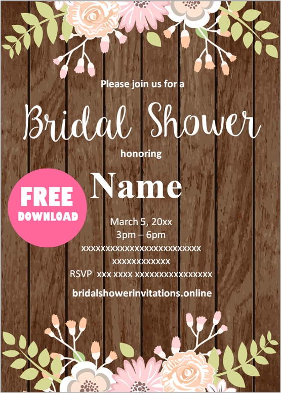 bridal shower invitations ideas