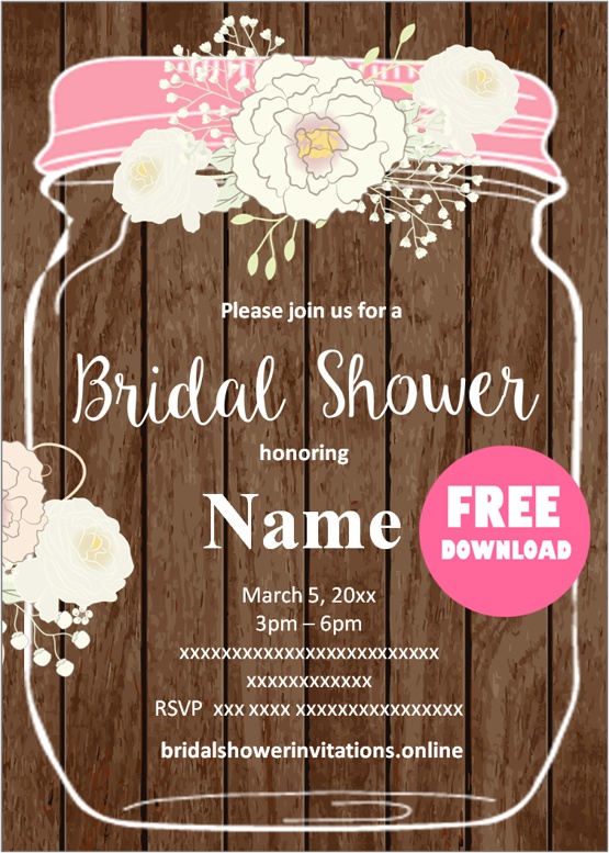modern bridal shower invitations