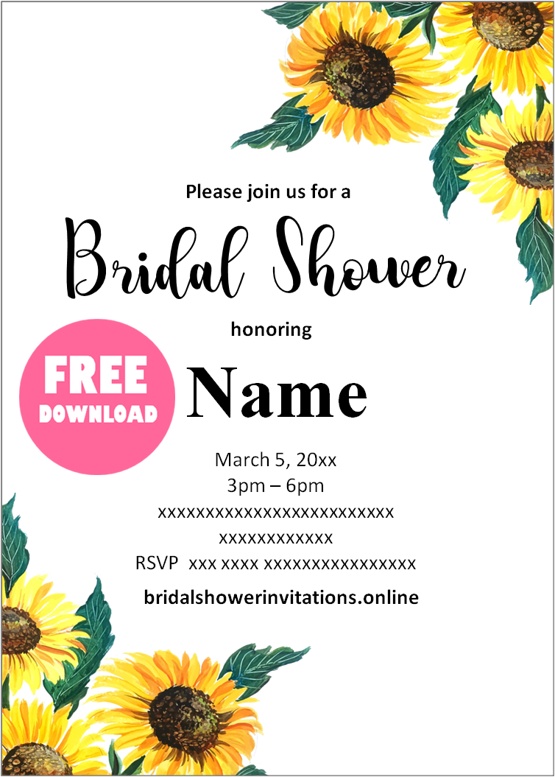 bridal shower invitations