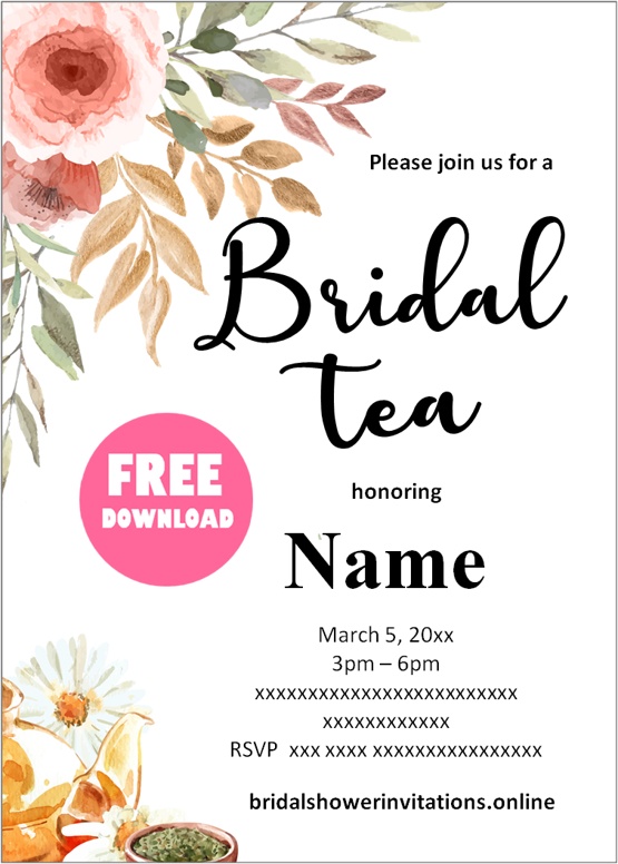 free online bridal shower invitations