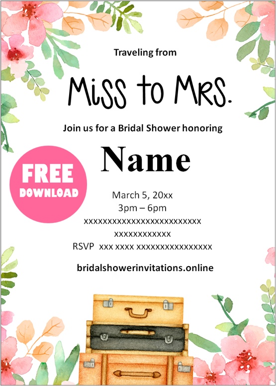 do it yourself bridal shower invitations