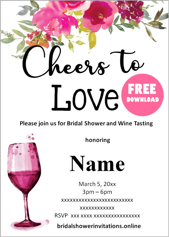 bridal shower invitations free