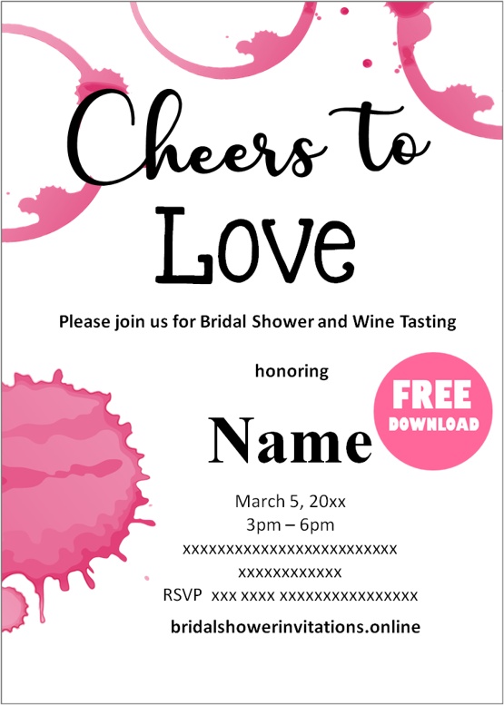 bridal shower invitations templates